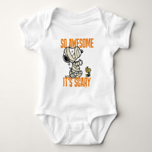 Peanuts Snoopy and Woodstock Mummies Baby Bodysuit