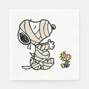 Peanuts Snoopy and Woodstock Mummies Napkin