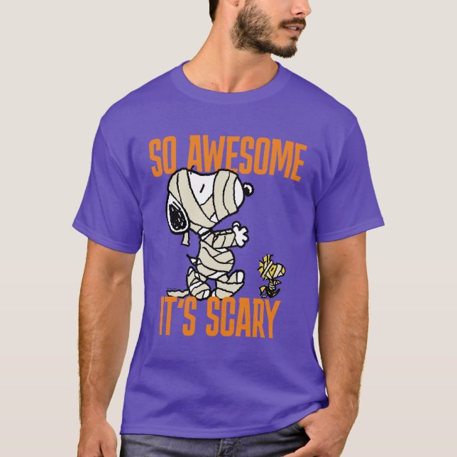Peanuts | Snoopy and Woodstock Mummies T-Shirt (Front)
