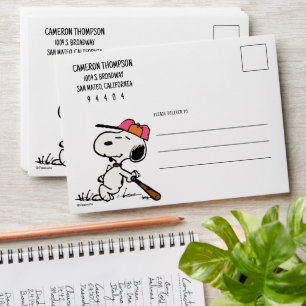 Peanuts   Snoopy at Bat Envelope