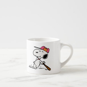 Peanuts   Snoopy at Bat Espresso Cup