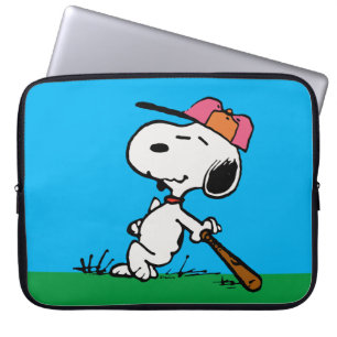 Peanuts Snoopy at Bat Laptop Sleeve
