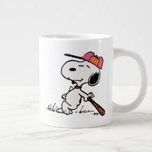 Peanuts   Snoopy at Bat Large Coffee Mug