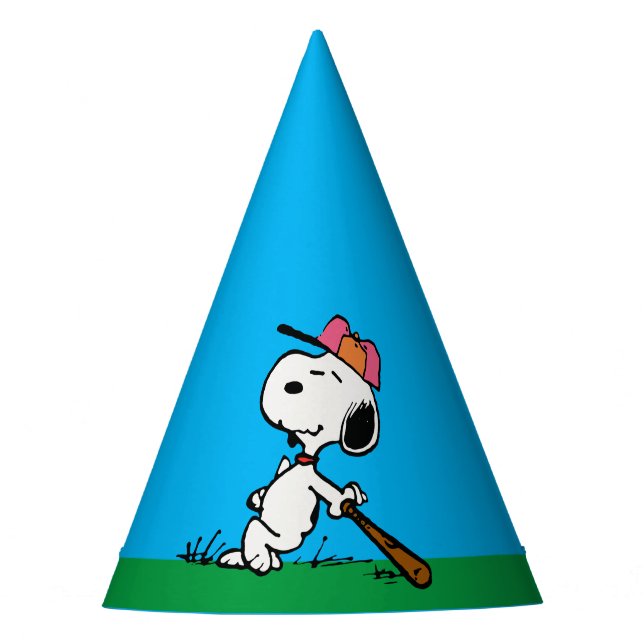 Peanuts | Snoopy at Bat Party Hat (Front)