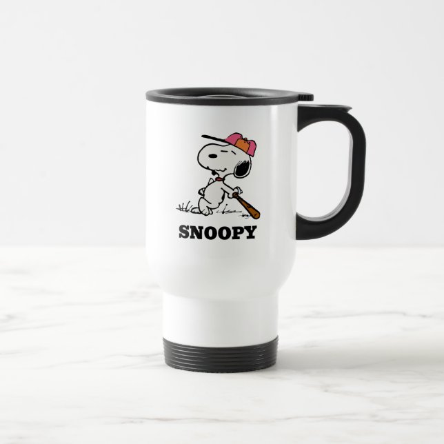 Peanuts | Snoopy at Bat Travel Mug (Right)