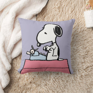 Peanuts   Snoopy at the Typewriter Cushion