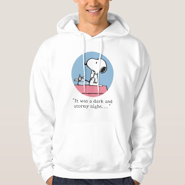 Peanuts | Snoopy at the Typewriter Hoodie (Front)