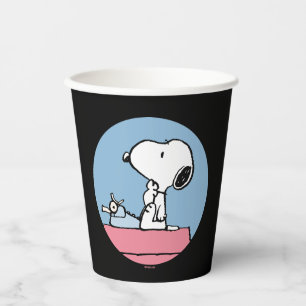 Peanuts   Snoopy at the Typewriter Paper Cups