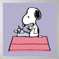 Peanuts | Snoopy at the Typewriter