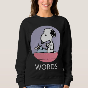 Peanuts   Snoopy at the Typewriter Sweatshirt