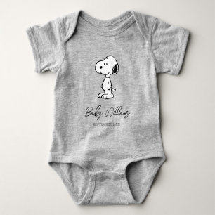 Peanuts Snoopy Baby Coming Soon Bodysuit
