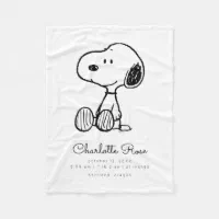 Snoopy best sale baby blanket