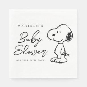 Peanuts Snoopy Baby Shower Napkin