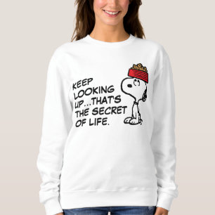 Peanuts Snoopy Balancing His Dog Dish Sweatshirt