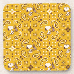 Peanuts   Snoopy Bandana Cowboy Coaster