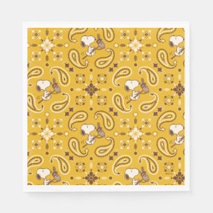 Peanuts Snoopy Bandanna Cowboy Napkin