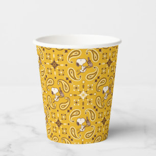 Peanuts   Snoopy Bandanna Cowboy Paper Cups