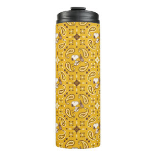 Peanuts   Snoopy Bandanna Cowboy Thermal Tumbler