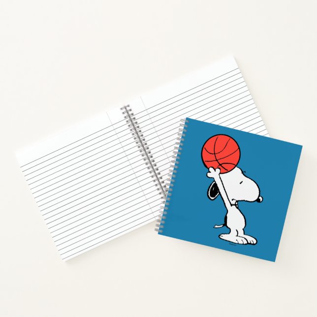 Peanuts | Snoopy Basketball Hoop Shot Notebook (Inside)
