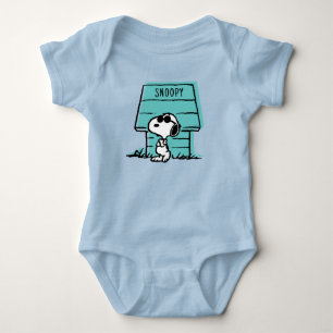 Peanuts   Snoopy Be Real Baby Bodysuit