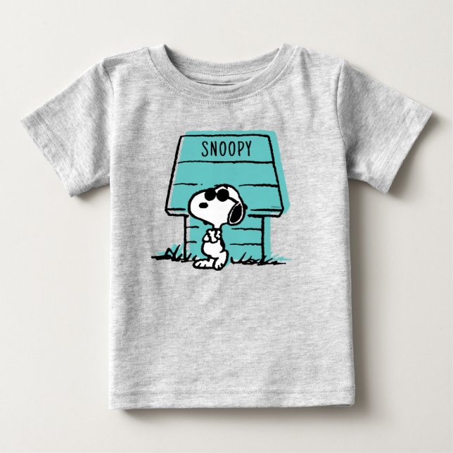 Peanuts | Snoopy Be Real Baby T-Shirt (Front)
