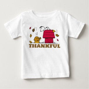 Peanuts   Snoopy Be Thankful Baby T-Shirt
