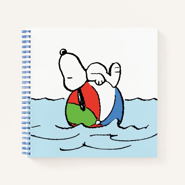 Peanuts | Snoopy Beach Ball Beach Notebook (Front)