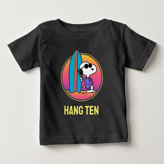 Peanuts | Snoopy Beach Beagle Baby T-Shirt (Front)