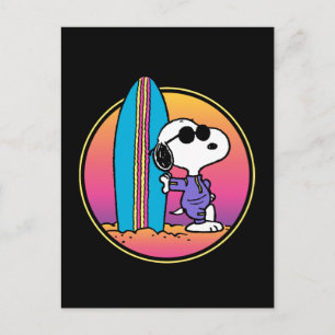Peanuts   Snoopy Beach Beagle Postcard