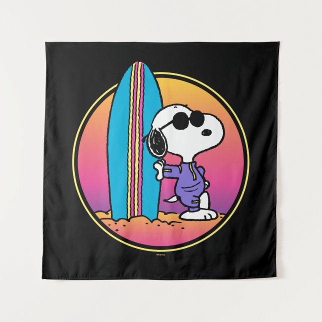 Peanuts | Snoopy Beach Beagle Tapestry (Front)