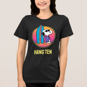 Peanuts   Snoopy Beach Beagle Tri-Blend Shirt