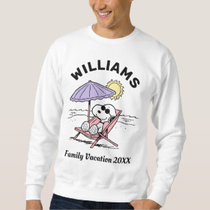 Peanuts   Snoopy Beach Family Vacation Sweatshirt