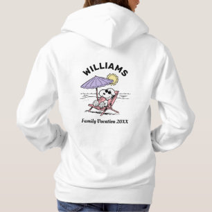Peanuts   Snoopy Beach Family Vacation T-Shirt Hoodie