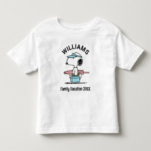 Peanuts Snoopy Beach Walk Family Vacation Toddler T-Shirt