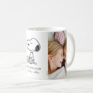 PEANUTS   Snoopy - Best Dad Ever - Photo Coffee Mug