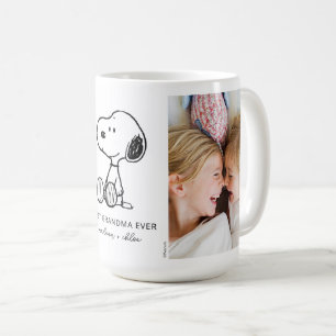 PEANUTS   Snoopy - Best Grandma Ever Photo Coffee Mug
