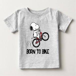 Peanuts Snoopy Bicycle Wheelie Baby T-Shirt