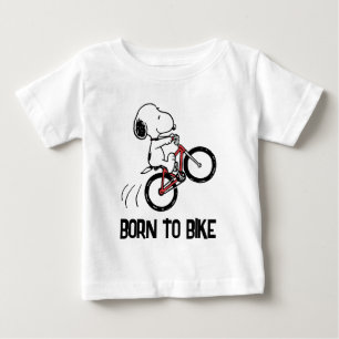 Peanuts   Snoopy Bicycle Wheelie Baby T-Shirt