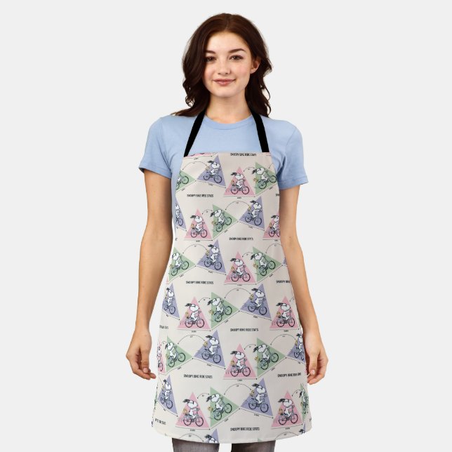 Peanuts | Snoopy Bike Ride Stats Apron (Worn)