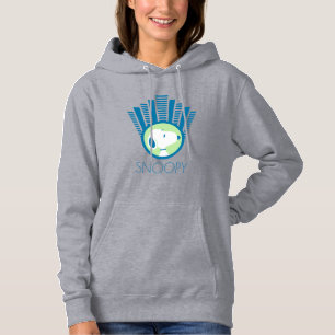 Peanuts   Snoopy Blue Deco Dreams Hoodie