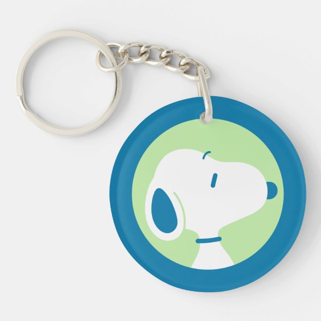 Peanuts | Snoopy Blue Deco Dreams Key Ring (Front)