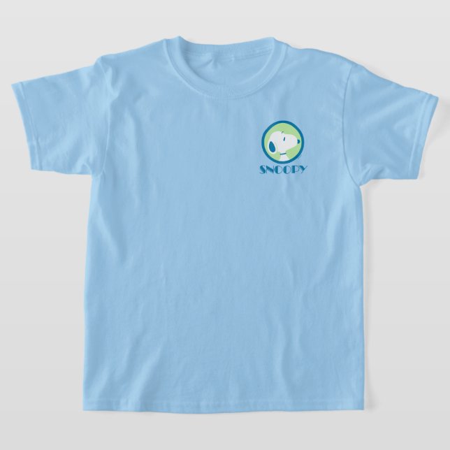 Peanuts | Snoopy Blue Deco Dreams T-Shirt (Laydown)