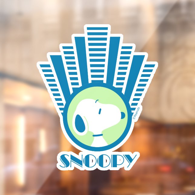 Peanuts | Snoopy Blue Deco Dreams Window Cling (Sheet 2)