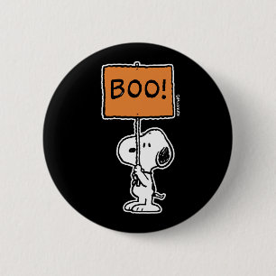 Peanuts   Snoopy Boo! 6 Cm Round Badge