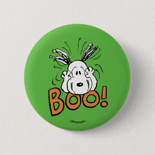 Peanuts   Snoopy Boo 6 Cm Round Badge