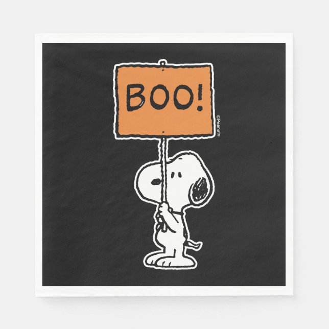 Peanuts | Snoopy Boo! Napkin (Front)