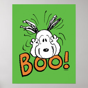 Peanuts Snoopy Boo Poster