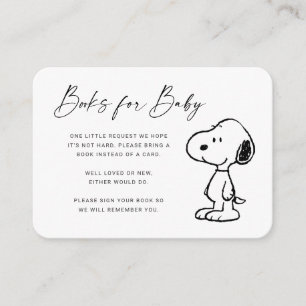 Peanuts Snoopy - Books for Baby Invitation