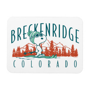 Peanuts Snoopy Breckenridge Colorado Magnet