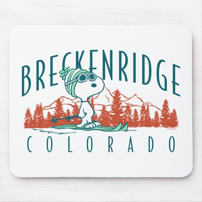 Peanuts | Snoopy Breckenridge Colorado Mouse Mat (Front)